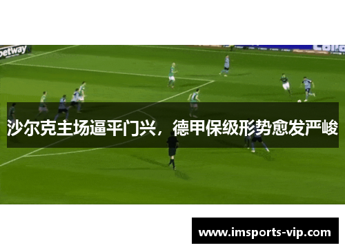 沙尔克主场逼平门兴，德甲保级形势愈发严峻